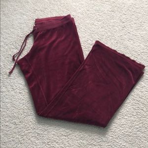 Juicy couture luxe velour track pant